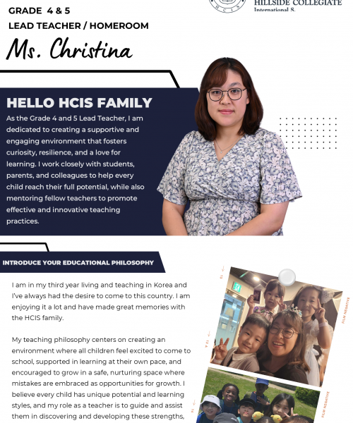 Grade 4 & Grade 5 Lead Teacher