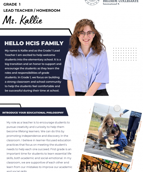 Grade 1 Lead Teacher
